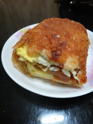 番薯干汉堡——零食的再利用的做法步骤：5