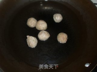 西洋菜牛肉丸汤的做法步骤：3
