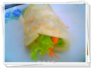 健康早餐——蔬菜卷的做法步骤：17