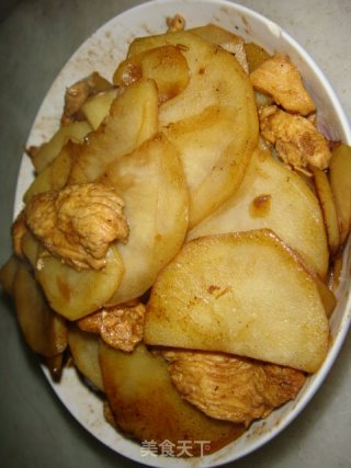 土豆烧鸡肉片的做法步骤：7