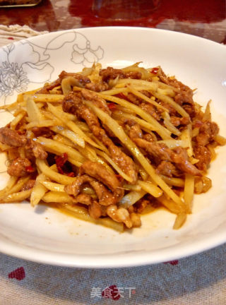 【四川】仔姜炒肉丝的做法