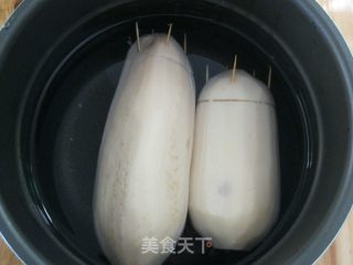 滋补的美味----红糖糯米藕的做法步骤：6