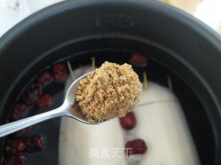 滋补的美味----红糖糯米藕的做法步骤：9