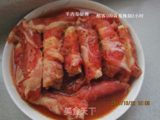 豆腐羊肉卷的做法步骤：2