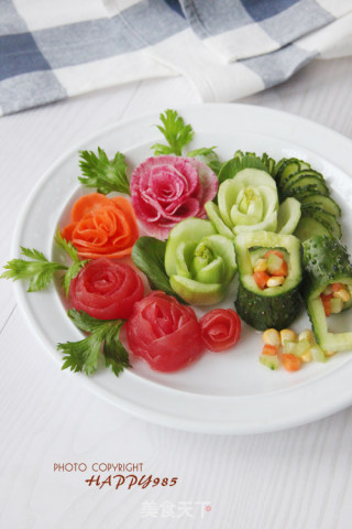 【湖北】6种蔬菜盘饰让你的新年餐桌亮起来的做法