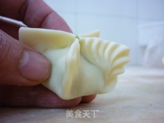 青菜蒸饺的做法步骤：7