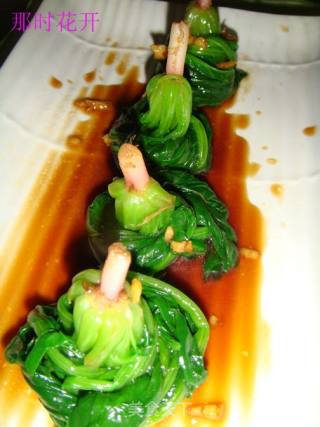 姜汁菠菜卷的做法步骤：7