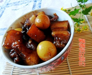 鹌鹑蛋红烧肉的做法步骤：12