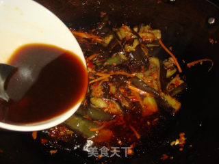 鱼香茄子煲的做法步骤：17