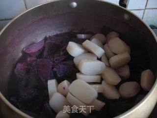 紫薯年糕的做法步骤：4