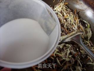 茭白牛肉丝的做法步骤：13
