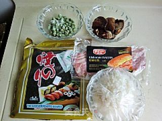馋嘴小吃---紫菜烧卖的做法步骤：1