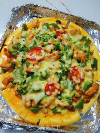 田园鸡肉披萨的做法