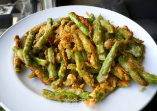 【山西】挂糊炸豆角（即裹粉干炸四季豆-年夜饭最受欢迎的小吃）