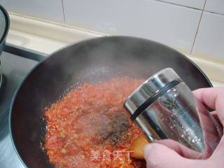 肉酱菠菜意大利面的做法步骤：7