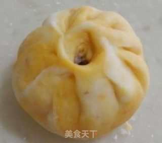 迷彩南瓜-肉包子的做法步骤：6