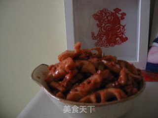 腐乳藕丁的做法步骤：3