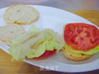 【美味减肥早餐】番茄三文治早餐的做法步骤：3