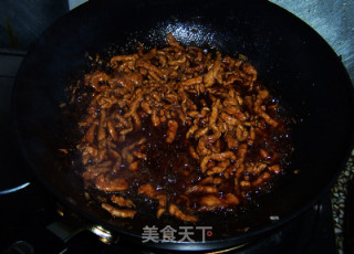 营养尽在一锅中---肉丝扁豆焖饭的做法步骤：6