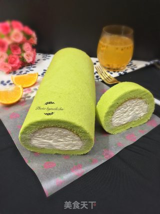 【广东】菠菜奶油蛋糕卷