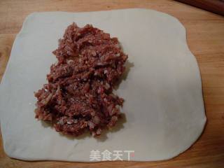 洋葱牛肉千层饼的做法步骤：6