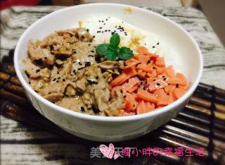 嫩肉盖饭的做法