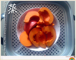 香甜营养的韩式南瓜粥~的做法步骤：4