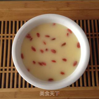 枸杞子玉米糊的做法