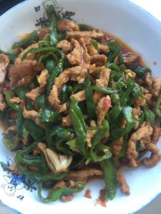 青椒肉丝的做法的做法
