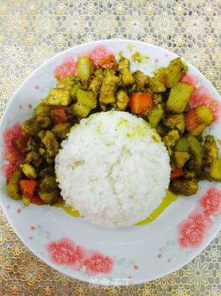 咖喱鸡肉饭的做法