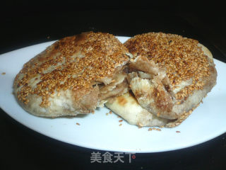 麻酱烧饼的做法步骤：7
