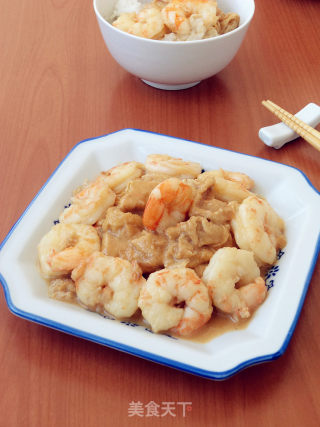 【天津】虾仁独面筋的做法