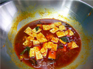 家常菜肴@@酱香辣味豆腐的做法步骤：8