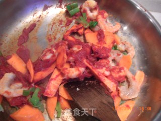 蚝油西兰花炒虾仁的做法步骤：11