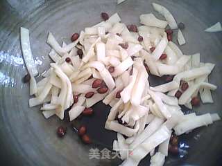 花生米豆瓣饵块的做法步骤：7