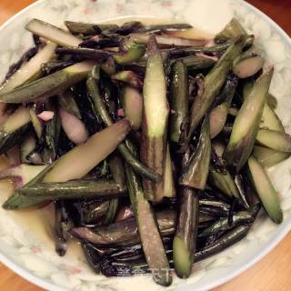清炒紫菜心的做法