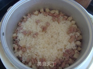 咸肉菜饭的做法步骤：2