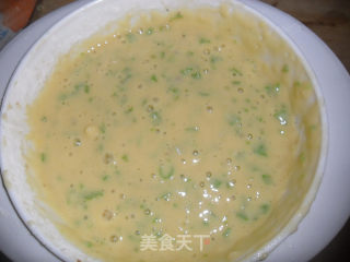 豇豆鸡蛋饼的做法步骤：3