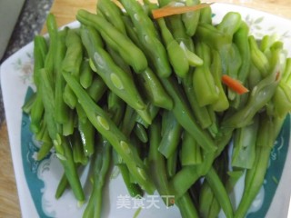 家常炒芸豆的做法步骤：2