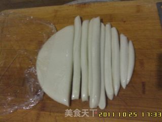 拉条子的制作的做法步骤：7