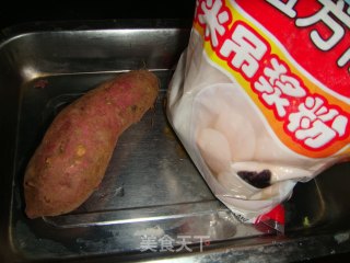 香煎红薯饼的做法步骤：1