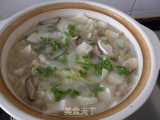 鸡丝白菜豆腐汤的做法步骤：11