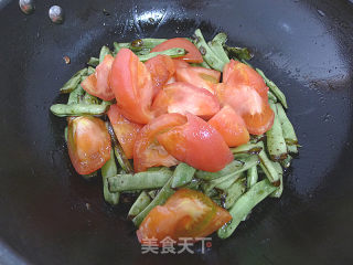 番茄焖扁豆的做法步骤：7