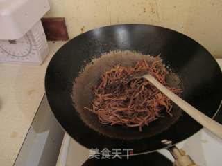 笋干炒肉丝的做法步骤：3