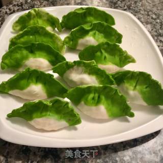 翡翠白玉饺子的做法