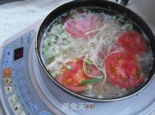 牛肉味热汤面的做法步骤：7