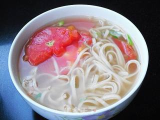 牛肉味热汤面的做法步骤：8
