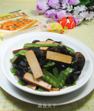 【宁波】黑木耳荷兰豆炒鸡蛋干的做法