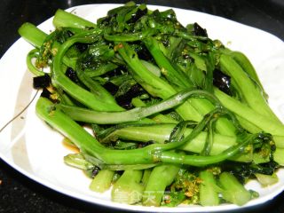 正宗川味-炝炒菜心的做法步骤：7