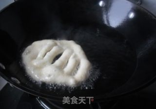 家庭自制油饼（面鱼）的做法步骤：7